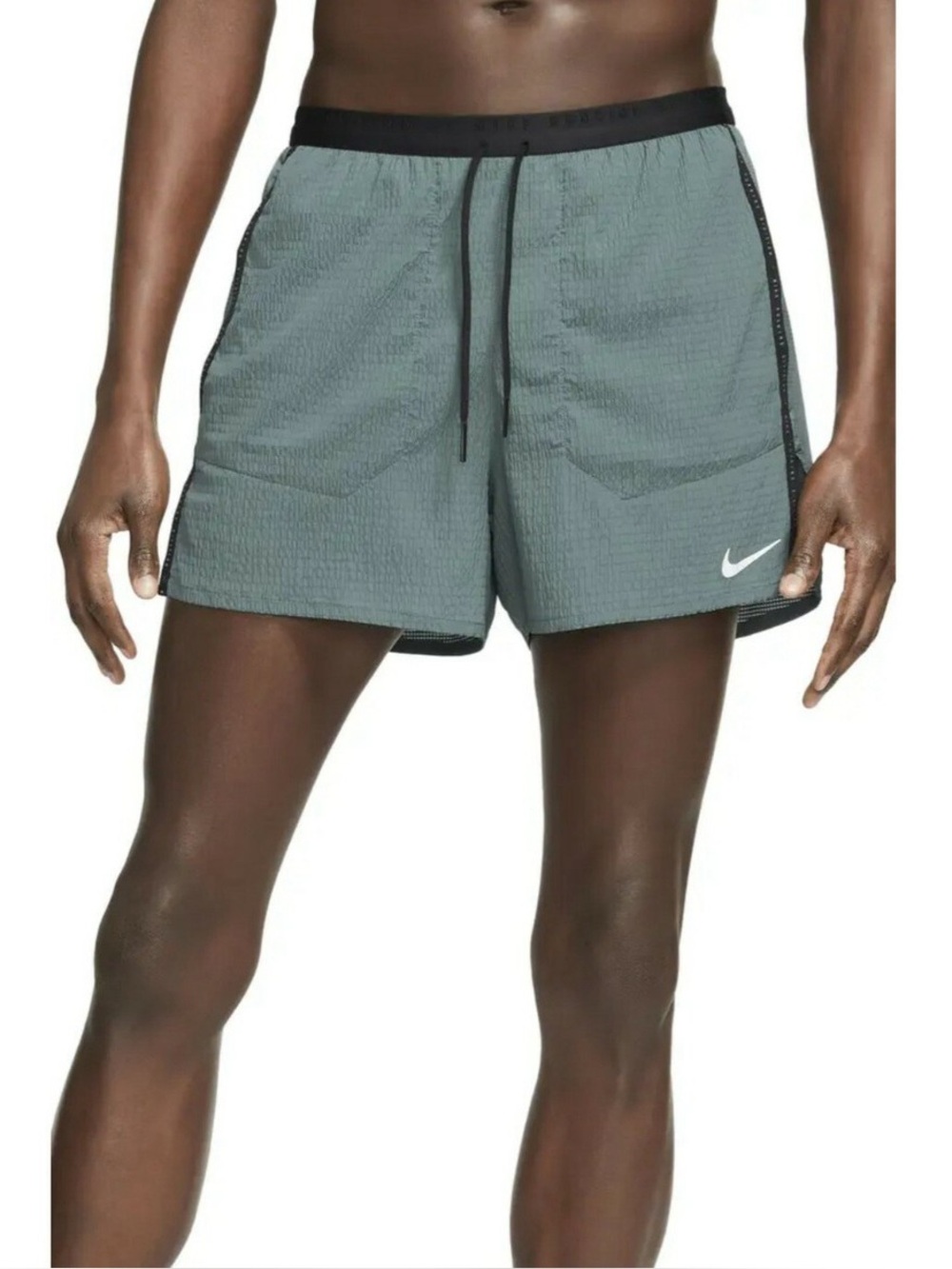 New Nike Flex Stride Run 5” Running Shorts Men's L DA1300-387 blue Green